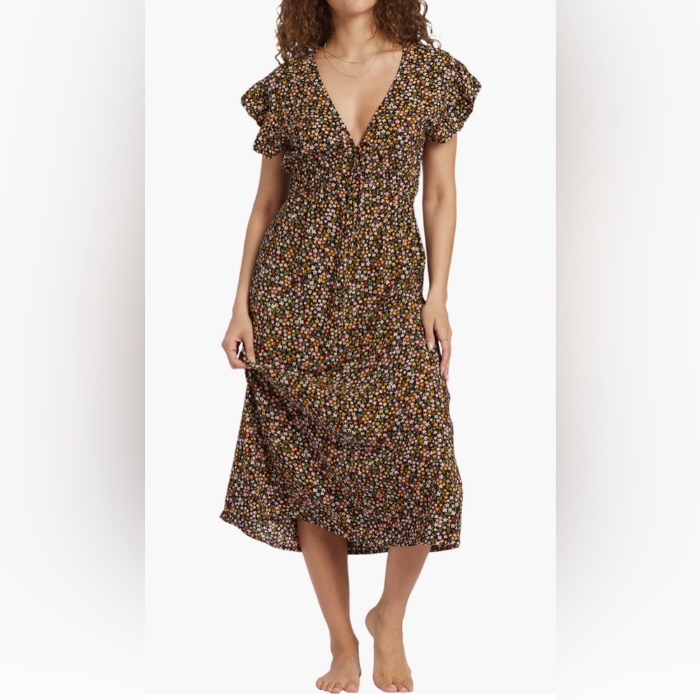 Billabong Picnic Maxi Summer Date Dress - Size Small
